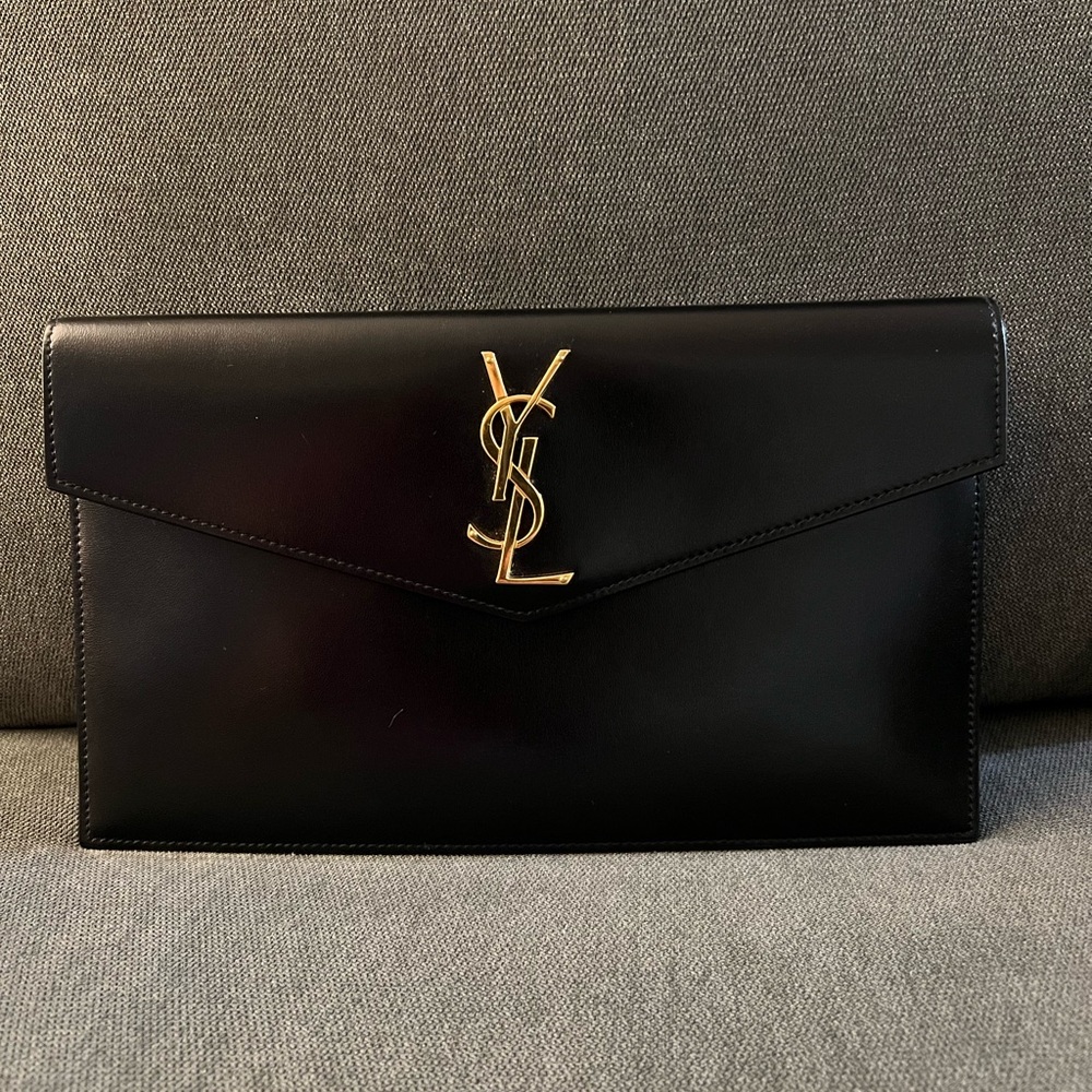 Authentic YSL uptown clutch